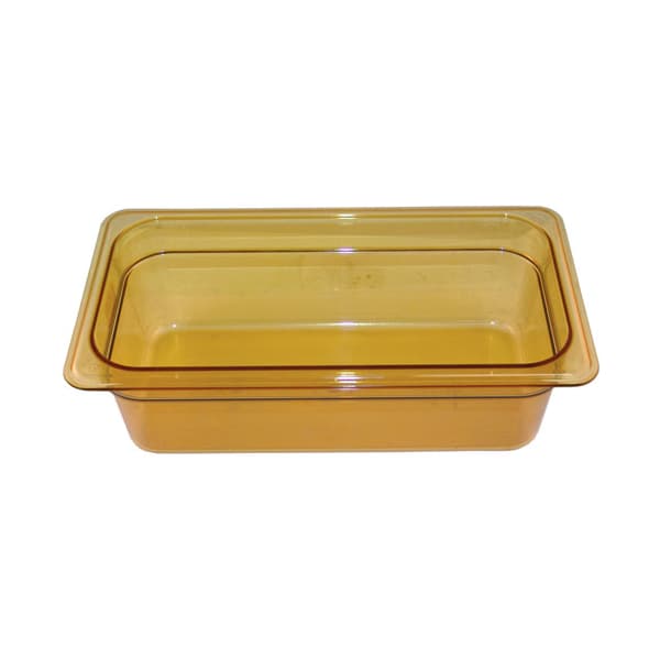 Cambro Hot Pan 1/3 X 4-150 Amber SP-323 - main